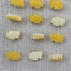 Yellow and white Technogym 330mg MDMA Pills